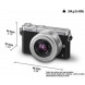 Panasonic Lumix GM1 Digitalkamera Compact 16 Megapixel WLAN schwarz, silber-010